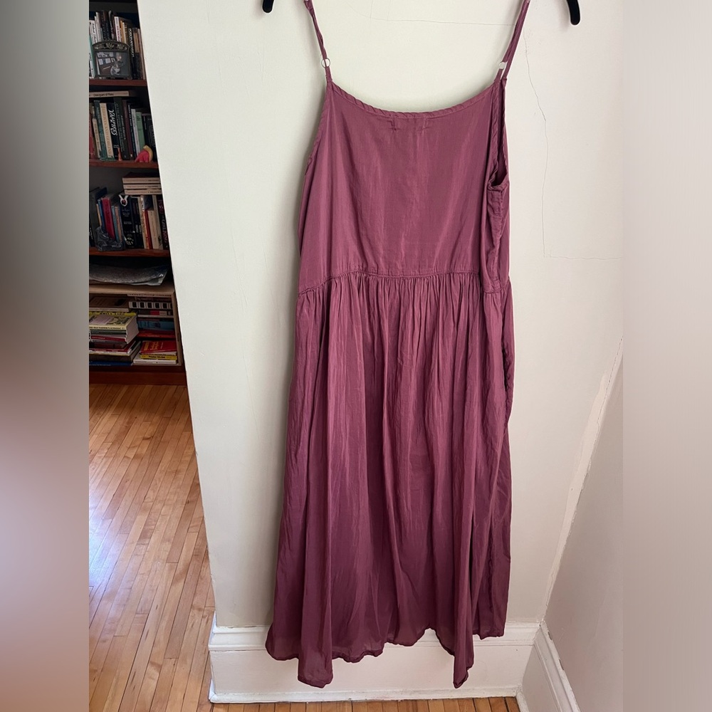 CP SHADES mauve cotton silk sundress - Picture 11 of 14
